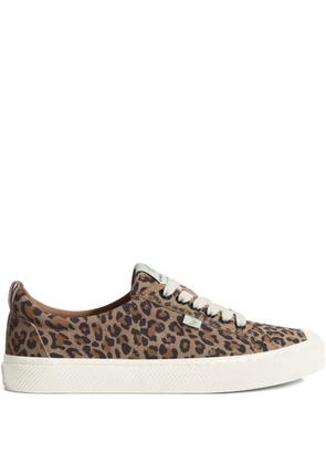 Cariuma leopard-print lace-top sneakers - Brown