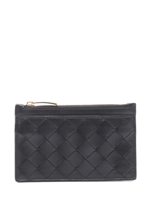 Bottega Veneta Pre-Owned 2020s Intrecciato leather coin purse - Black