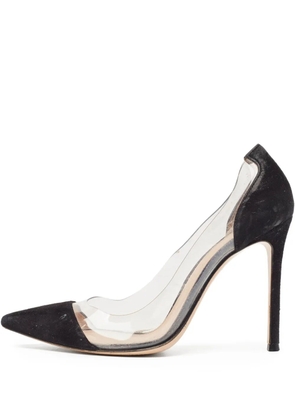 Gianvito Rossi 105mm leather pumps - White