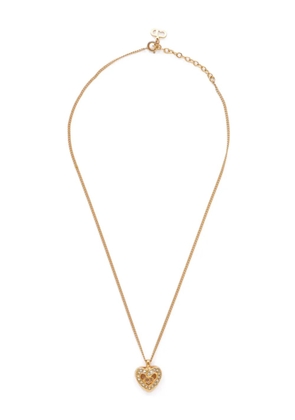 Christian Dior Pre-Owned CD-pendant necklace - Gold