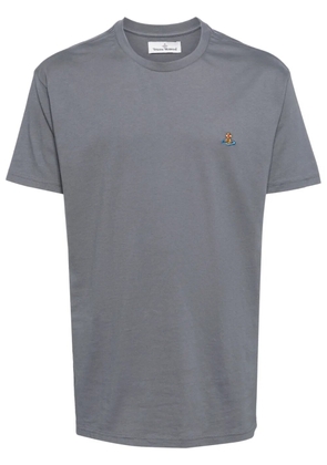 Vivienne Westwood Orb-embroidered T-shirt - Blue