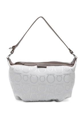 Ferragamo Pre-Owned 2000-2020s Gancini-print handbag - Grey