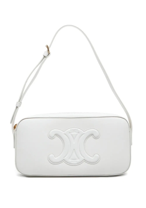 Celine Pre-Owned 2020-2024 Triomphe shoulder bag - White