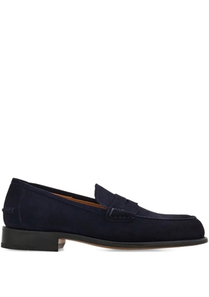 Ferragamo velvet loafers - Blue