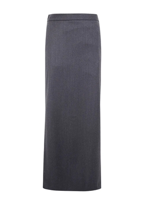 Antonelli welt-pocket midi skirt - Grey