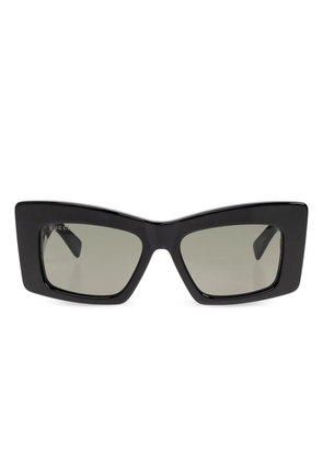 Gucci Eyewear logo-plaque sunglasses - Black