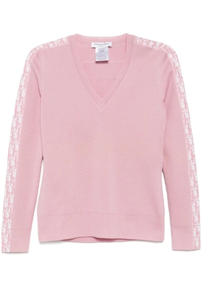 Christian Dior Pre-Owned 2000s Trotter Knit - Pink