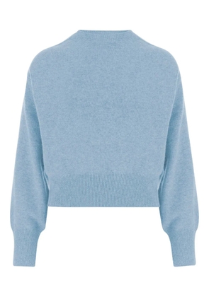 SA SU PHI crew neck cashmere sweater - Blue