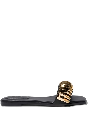 Simkhai Ripple flat sandals - Black