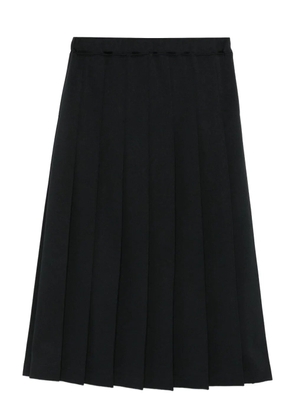 Comme Des Garçons Comme Des Garçons pleated midi skirt - Black