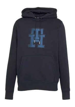 Tommy Hilfiger logo-embroidered hoodie - Blue