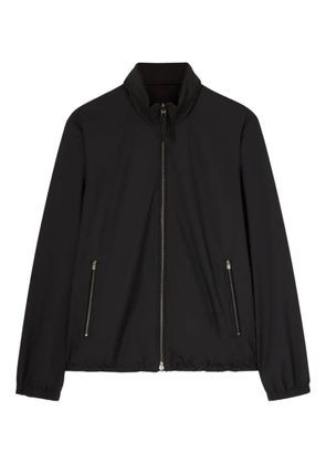 Agnona zip nylon caban jacket - Blue