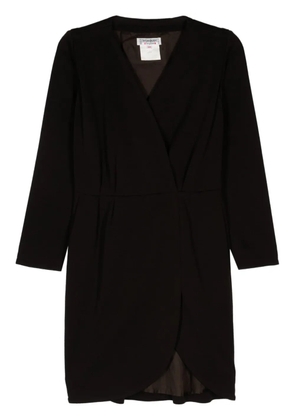 Saint Laurent Pre-Owned 1990s wool dress - Brown