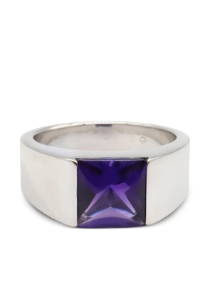 Cartier 2010s 18K white gold amethyst ring - Silver