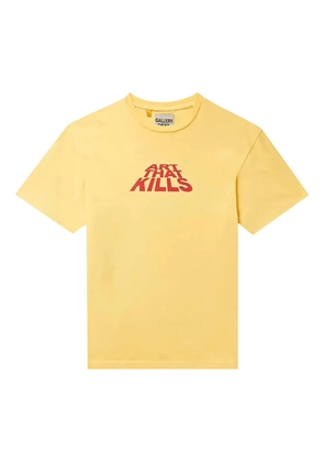 GALLERY DEPT. slogan-print T-shirt - Yellow