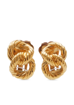 Christian Dior Pre-Owned 1990s chain clip-on earrings - Gold