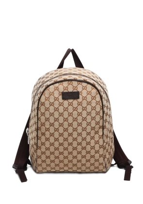 Gucci Pre-Owned 2010-2020 GG canvas backpack - Neutrals