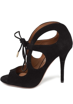 Aquazzura pre-owned C'est Chic 105mm sandals - Black