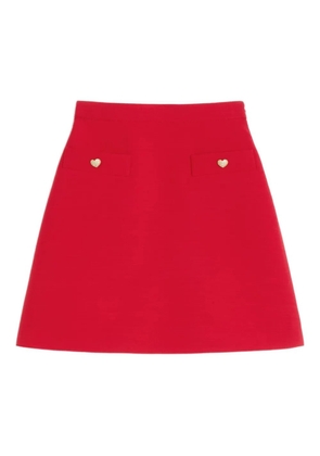 Valentino Garavani Crepe Couture mini skirt - Red