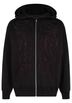 Supreme crystal-embellished hoodie - Black