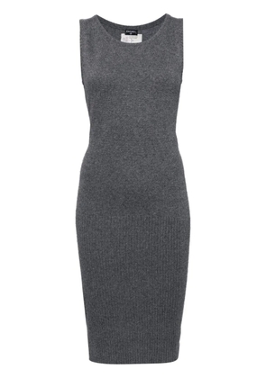 CHANEL Pre-Owned 2000s knitted cashmere dress - Grey
