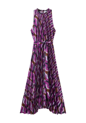 St. John 70's printed dress - Purple