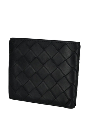 Bottega Veneta Pre-Owned intrecciato-leather wallet - Black