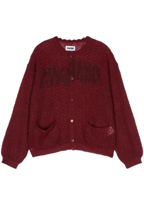 Magliano logo-detailed cardigan - Red