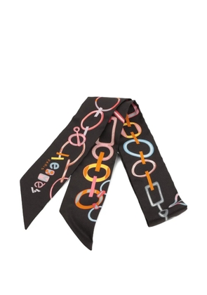 Hermès Pre-Owned 2023 Do Re Boucles print scarf - Brown
