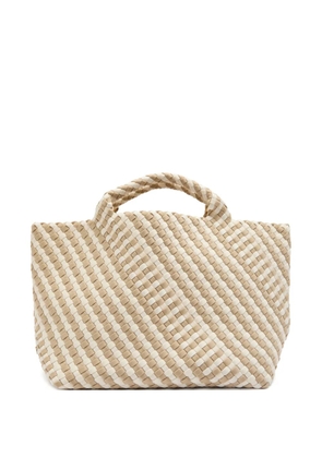 NAGHEDI medium St Barths woven tote bag - Neutrals