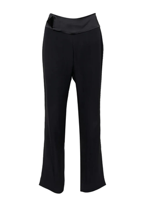 Emporio Armani Pre-Owned crepe trousers - Black