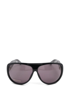 Bottega Veneta Pre-Owned pilot-frame sunglasses - Black