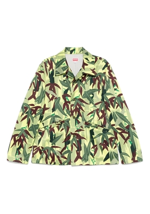 Kenzo Chiku-Rin Camo-print overshirt - Green