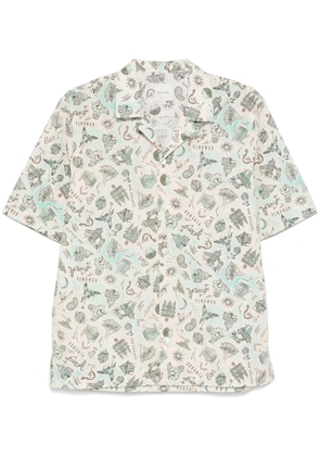 Paul Smith graphic-print shirt - Green