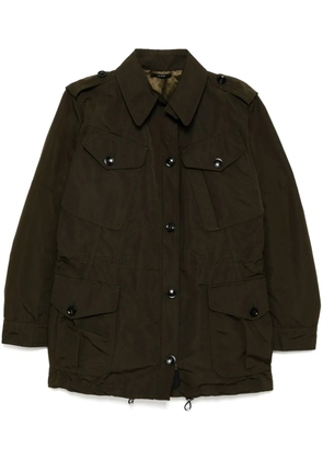 TOM FORD drawstring waist military jacket - Green