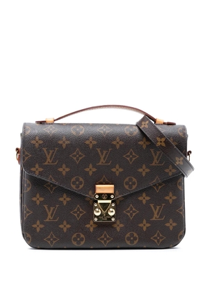 Louis Vuitton Pre-Owned 2015 Monogram Pochette Metis satchel - Brown