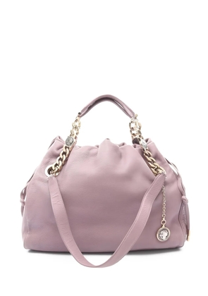 Bvlgari Pre-Owned 2000's chain leather tote bag - Pink