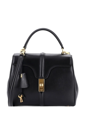 Celine Pre-Owned 16 Top Handle Bag Grained Calfskin Small satchel - Black
