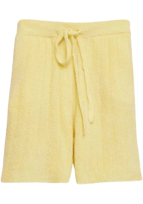 The Elder Statesman ribbed shorts - Yellow