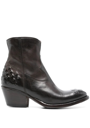 Alberto Fasciani 50mm Isabel cowboy boots - Brown