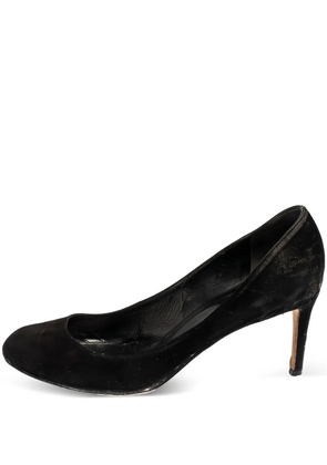 Gucci Pre-Owned suede stiletto heels - Black