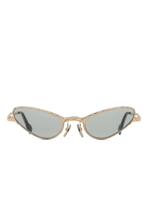 Kuboraum Z22 cat-eye sunglasses - Gold