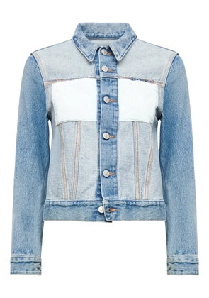 MM6 Maison Margiela two-tone denim jacket - Blue