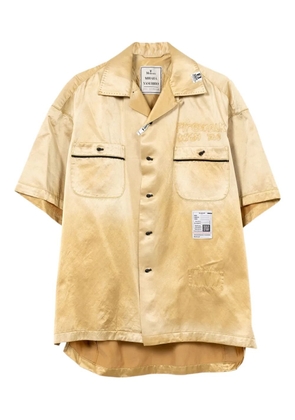Maison MIHARA YASUHIRO short-sleeve shirt - Gold