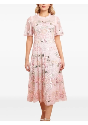 Needle & Thread Rosalie sequin-embellished midi dress - Pink