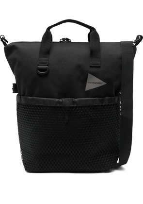 and Wander PE/CO 2-Way tote bag - Black