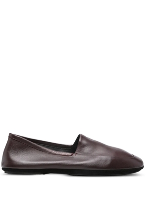 LEMAIRE nappa-leather indoor slippers - Purple