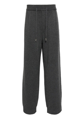 ZZERO BY SONGZIO panther wide-leg knitted trousers - Grey