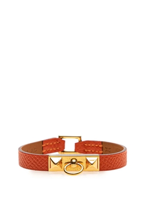 Hermès Pre-Owned 2016 Epsom Rivale Mini Bracelet costume bracelet - Gold