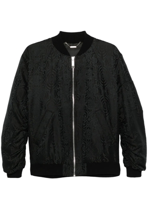 John Richmond jacquard bomber jacket - Black
